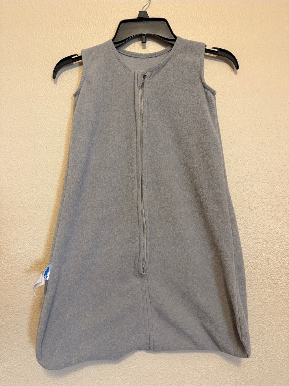 Sleeveless Grey Fleece Sleep Sack for Kids - Brand Unspecified
